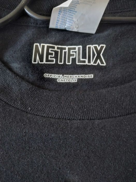 Мъжка Чена Тениска Stranger Things Размер S Netflix TV Series