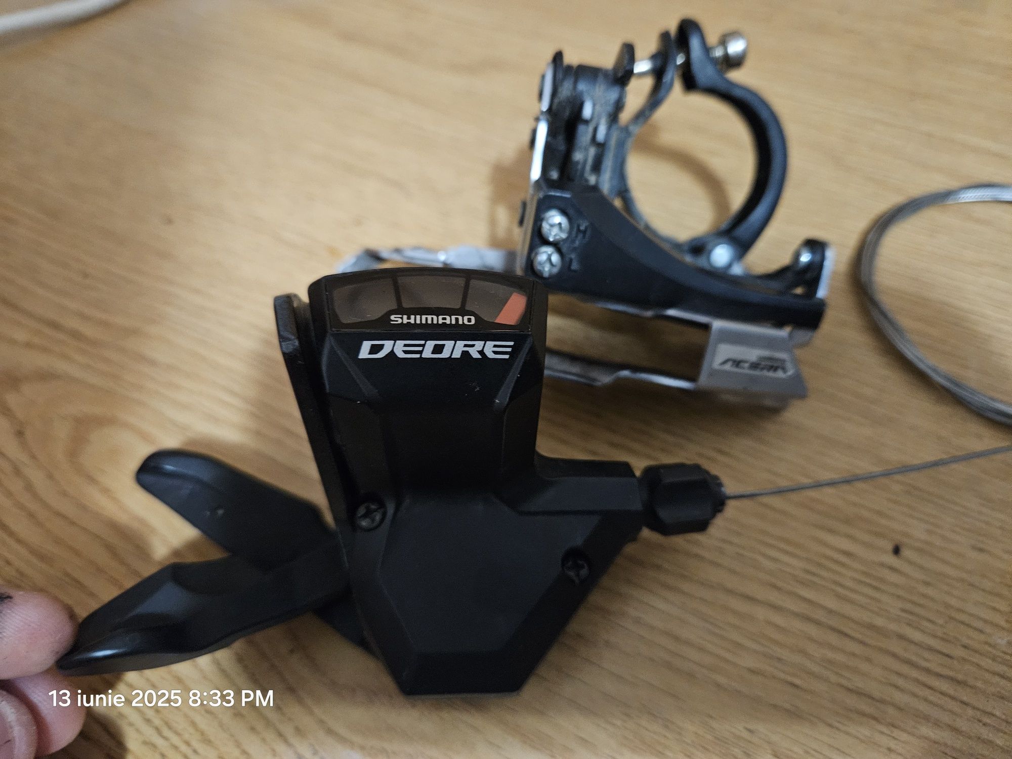 Angrenaj Shimano + schimbator + shiftere Deore