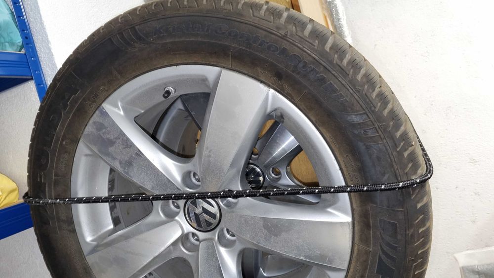 Оригинални джанти VW Boston 7Jx17 с гуми 235/55 R17 с TPMS датчици