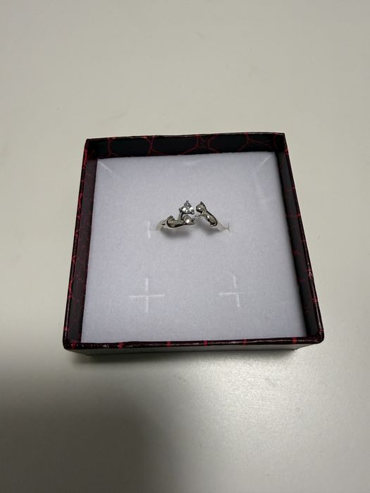 Inel reglabil argint 925 pisicute