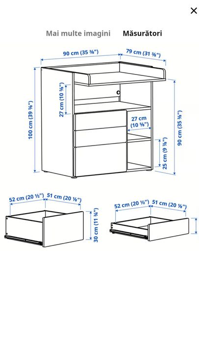 Masa de infasat ikea