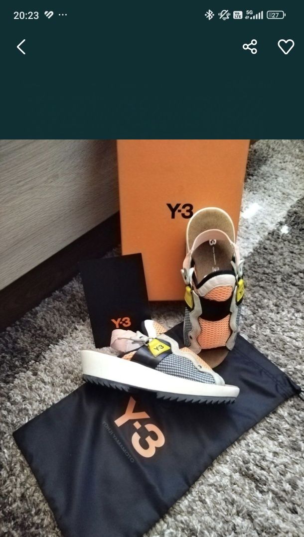 Y-3 Yohji Yamamoto дамски спортни сандали