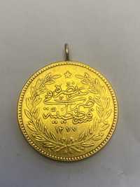Златна монета 500 куруша Константинопол