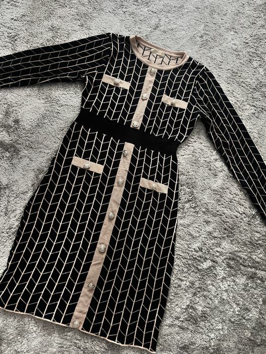 Rochie de seară tricotată călduroasă