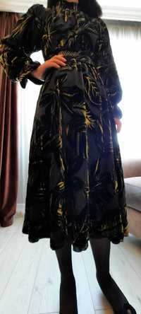 Платья из панбархата на шифоне, Турция, размеры с 44 по 52