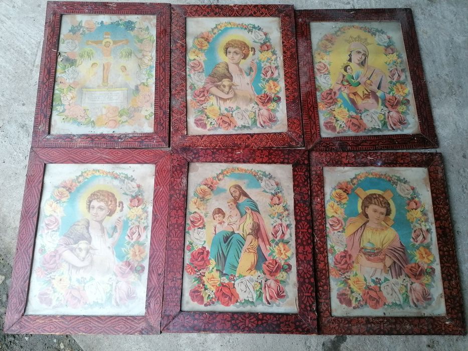 Vând lot icoane vechi înrămate