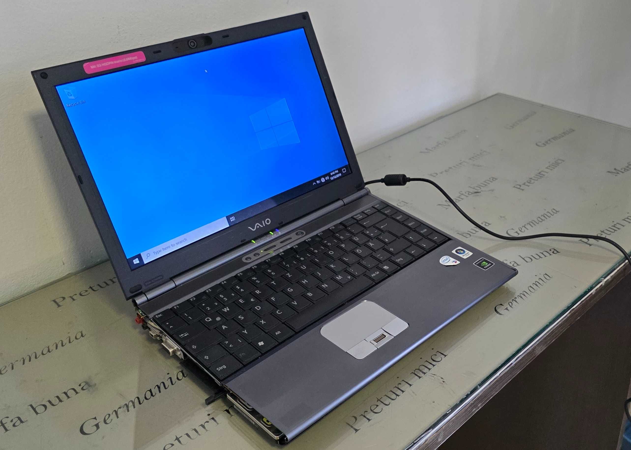 Laptop core2duo - Sony Vaio PCG-6Q1M - 13.3 inch - functional,instalat