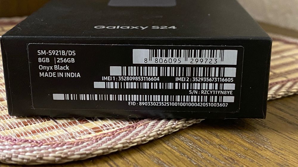 Продавам Samsung S24 Нов в гаранция.