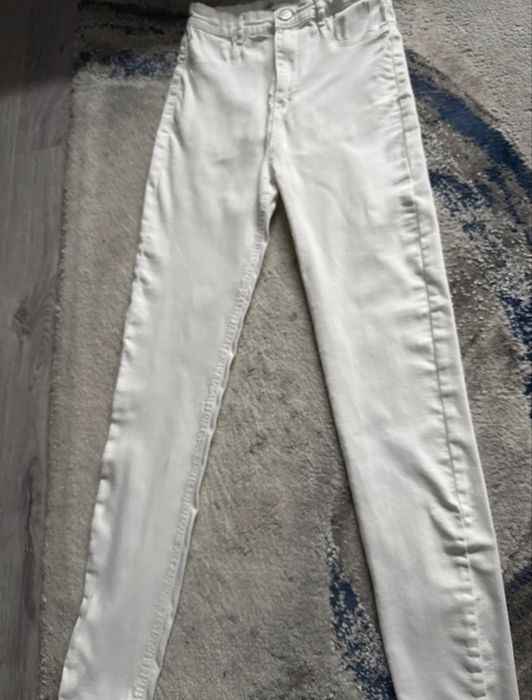 Blugi albi skinny dama