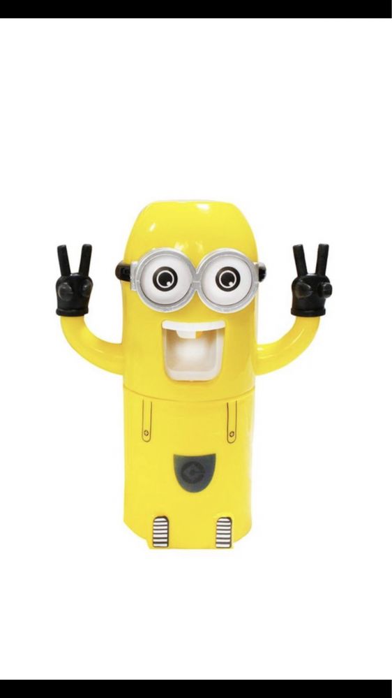 Suport Minioni de periute cu dozator pasta de dinti integrat