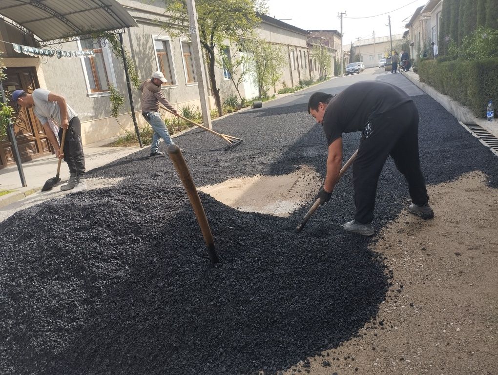 Asfalt yotqizish xizmati