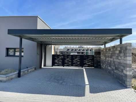 Terase metalica din structura teava rectangulara