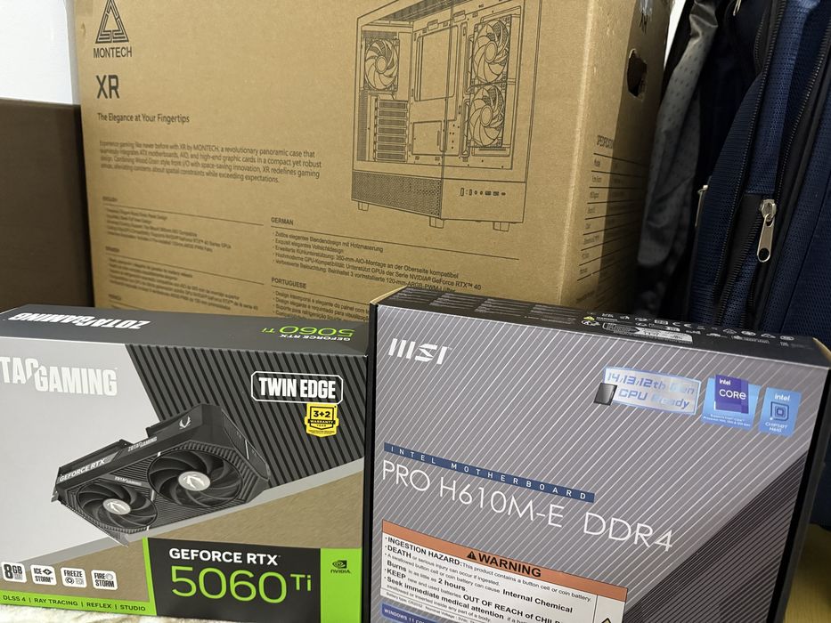 мощный игровой компьютер i5 14400 и RTX 5060ti 16gb все новый