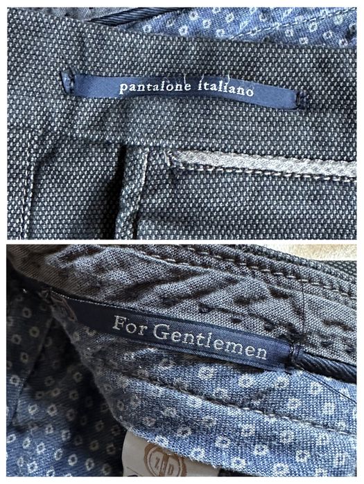 Pantaloni Teleria Zed Luxury Micro-Imprimeu Bărbați - 46