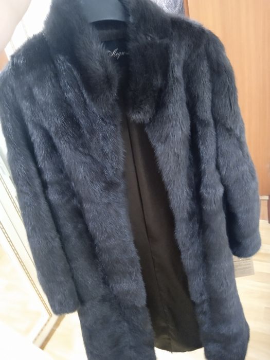 Новая шүба с биркой