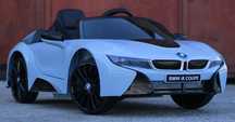 Masinuta electrica pentru copii BMW i8 12V Coupe STANDARD #Albastru