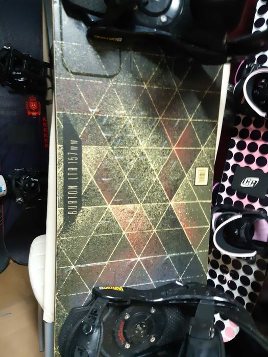 Placa snowboard Burton 157 cm double wide cu legaturi Burton L/XL