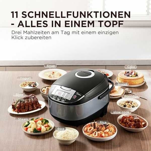 Оризоварка- Мултикукър с 11 програми Midea MB-FS5017