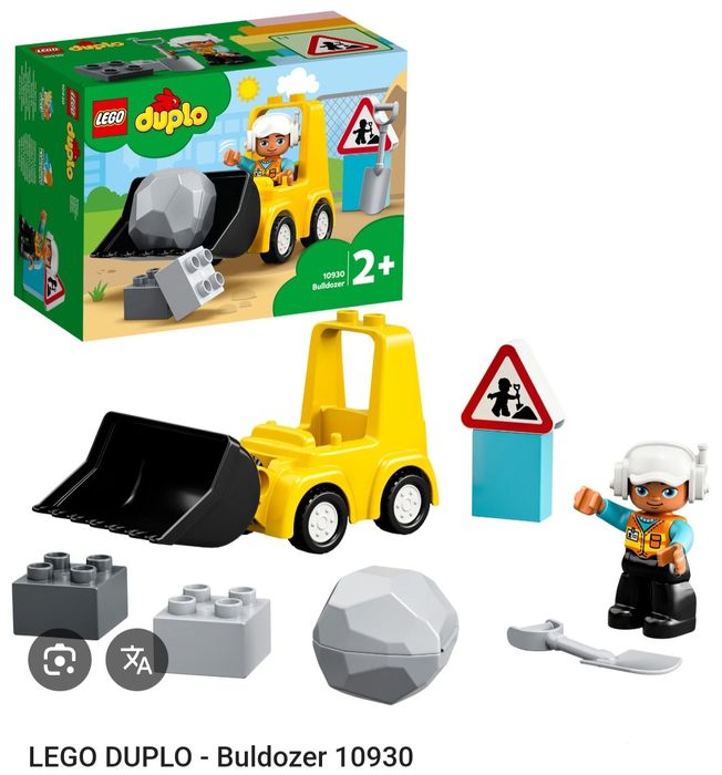 Set Lego Duplo Buldozer, varsta 2+
