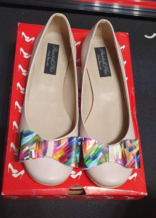 Balerini din piele naturala dama mărimea 38