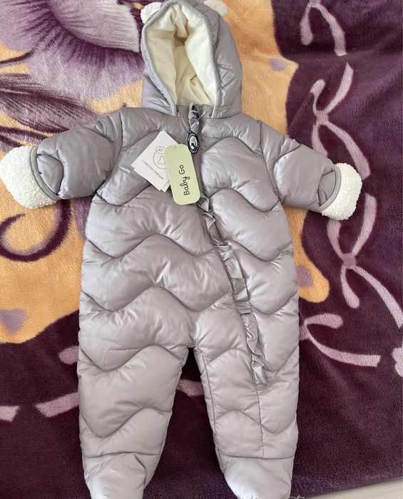 Новый Комбинезон детский, зимний 68 размер, 3-6мес