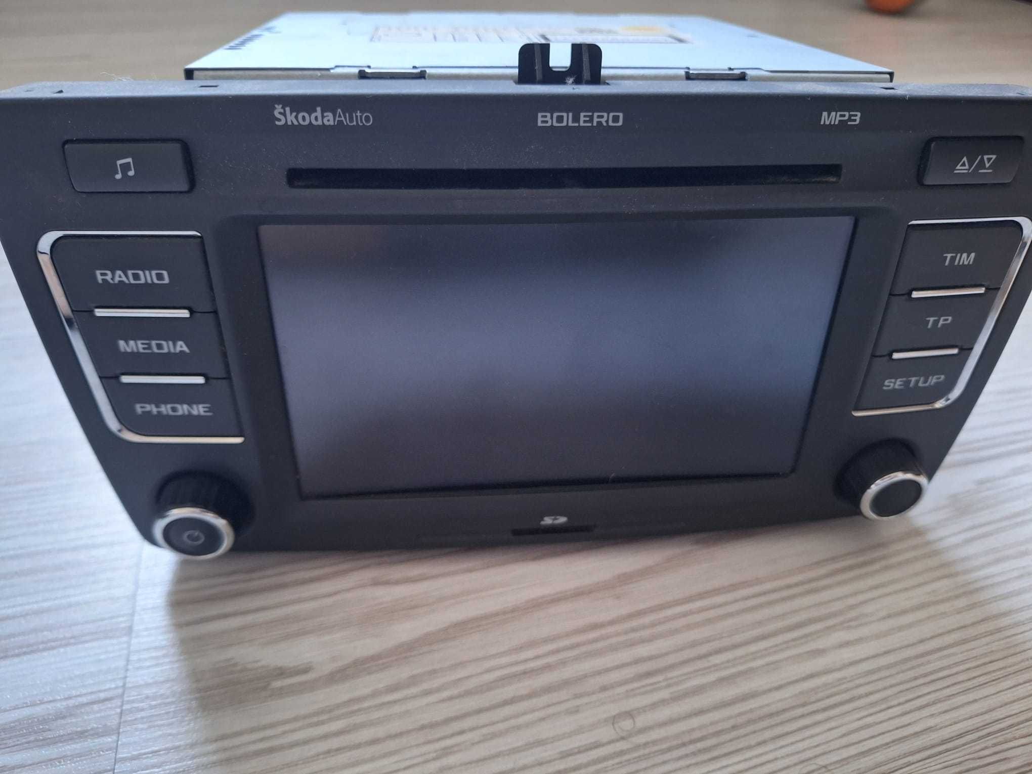 Radio Bolero skoda octavia 2