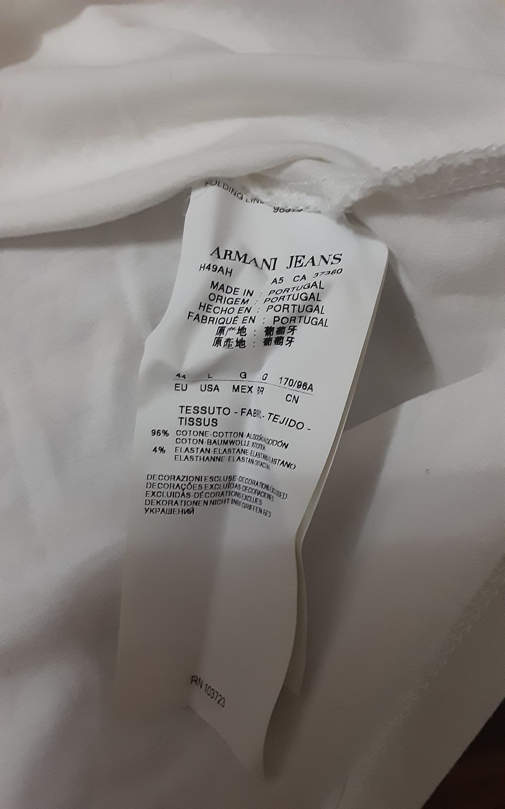 (М) ARMANI JEANS оригинална тениска