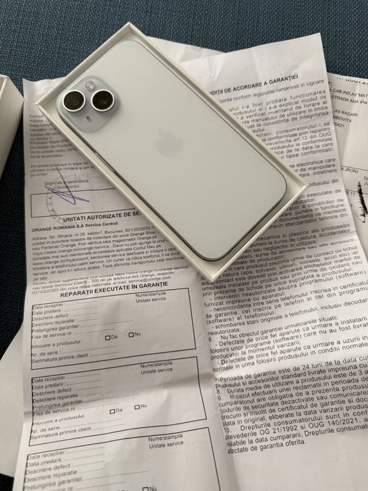Iphone 15, 128 GB, alb
