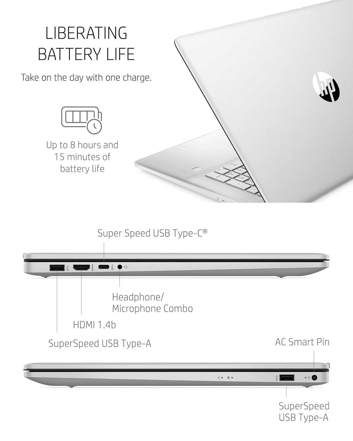 HP 17.3" FHD iPS Intel Core i5-1135G7, 8 ГБ  256 ГБ