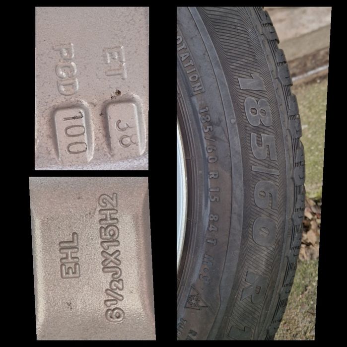 Jante aluminiu  model" Enzo "15"  4x100 ,DAcia  ,renault , mini cooper