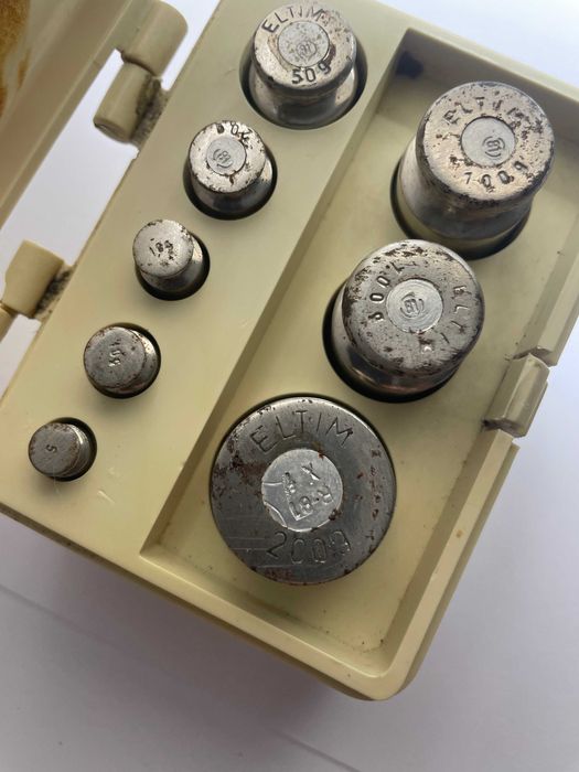 Set greutati analitice laborator ELTIM 5-200 clasa4 otel tipB COMUNISM