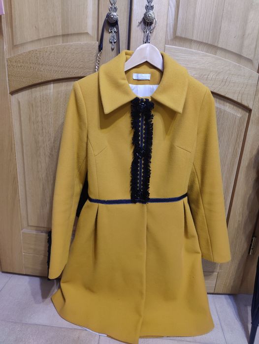 Palton de damă Mustariu galben mărimea S mărime 36