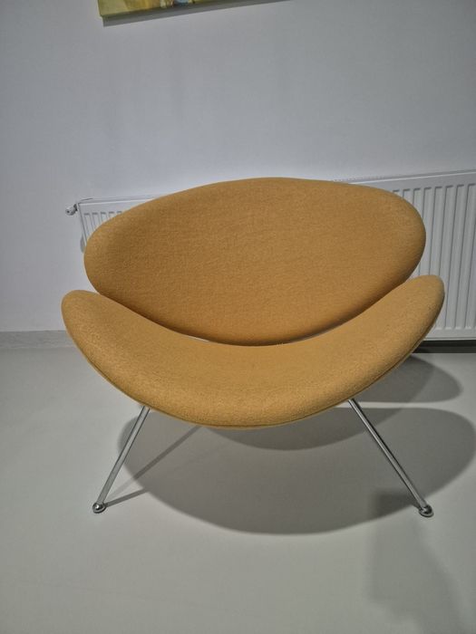 Vand 2 Fotolii galben muștar stofa