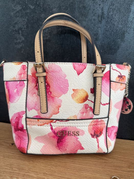 Guess floral чанта
