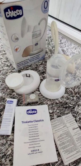 Pompa de san manuala Chicco+3 Tetine Tommee Tippee cadou