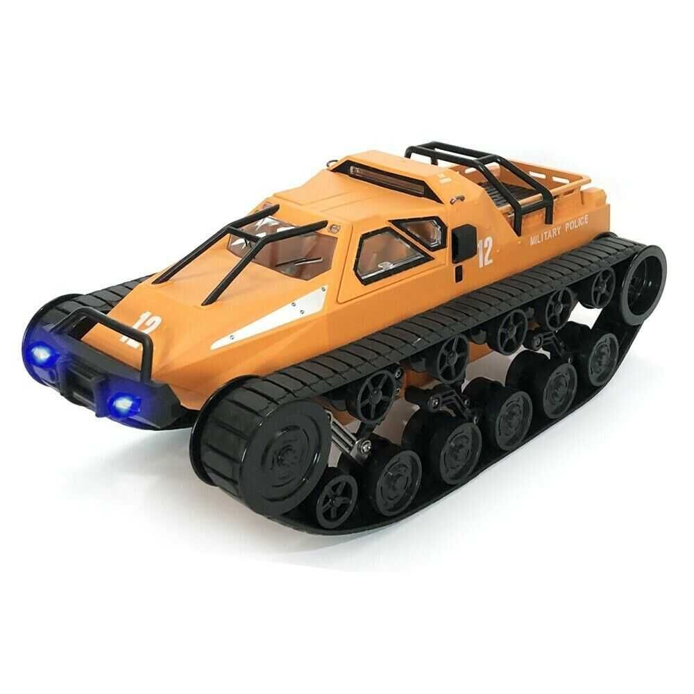 Танк Акумулаторен Верижен Високоскоростен Off Road R/C 1/12 12км/ч LED