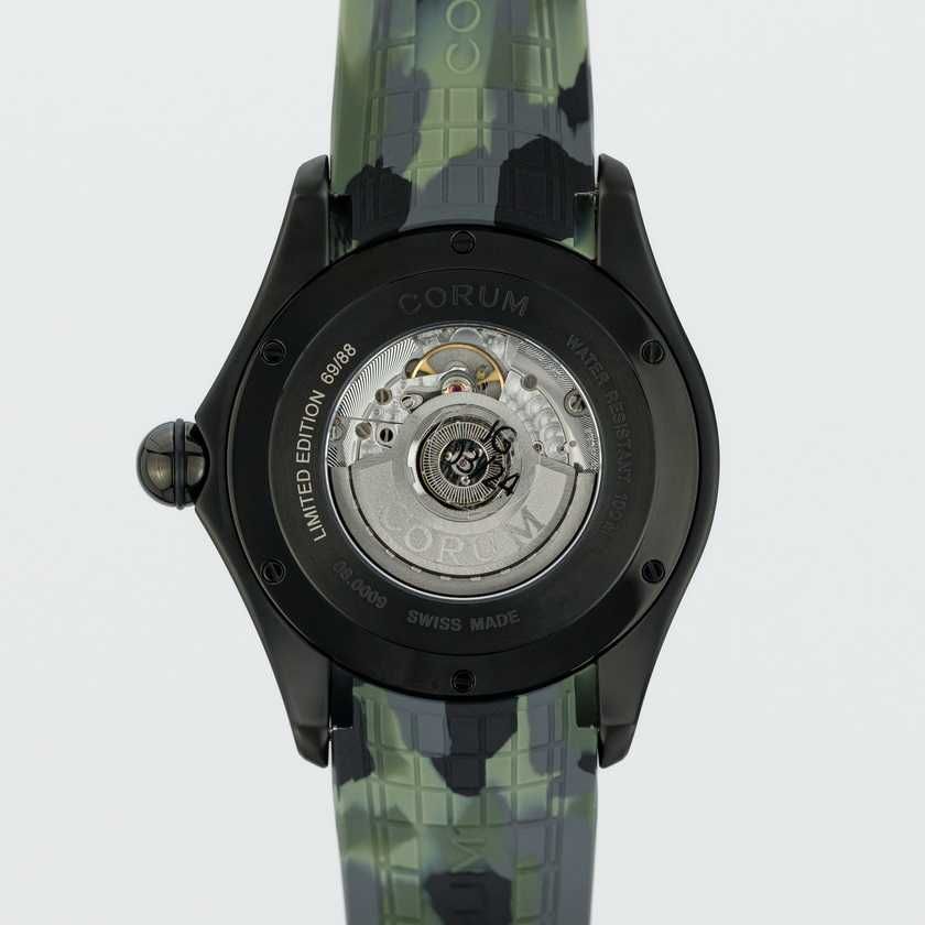 Corum Bubble 47 Green Camouflage 082.310.98/0177 CA02 Limited Edition