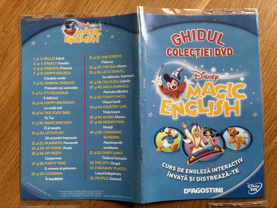 Magic English DVD complet cu dictionar