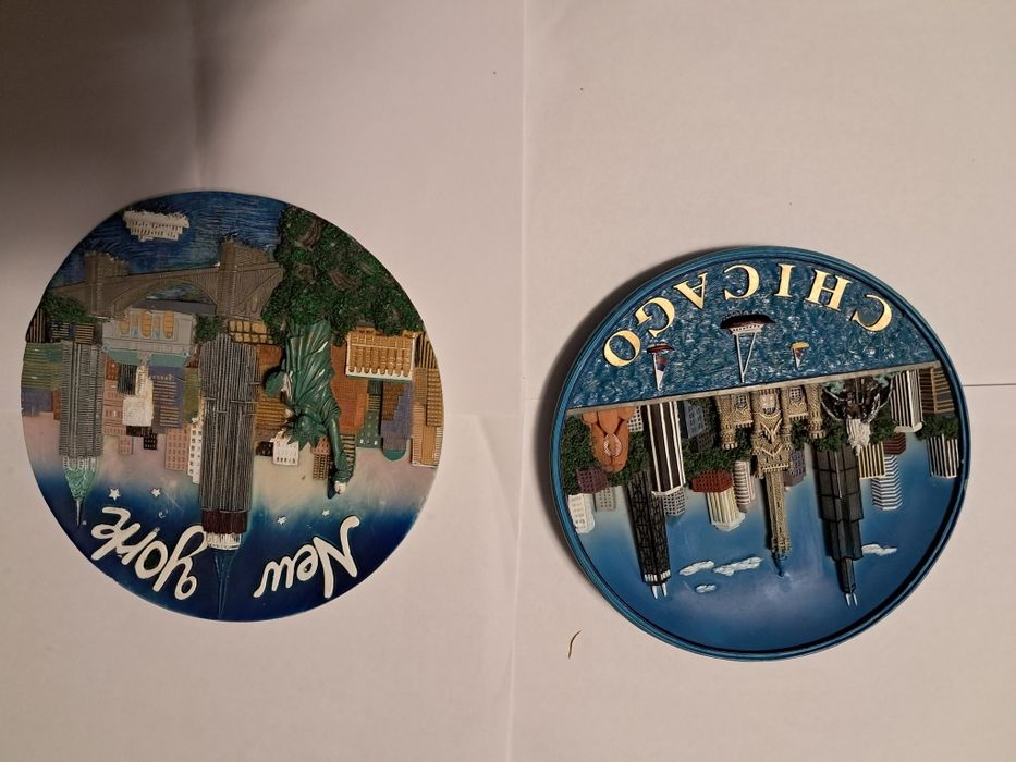 Продам для декора сувенирные тарелки, парусник