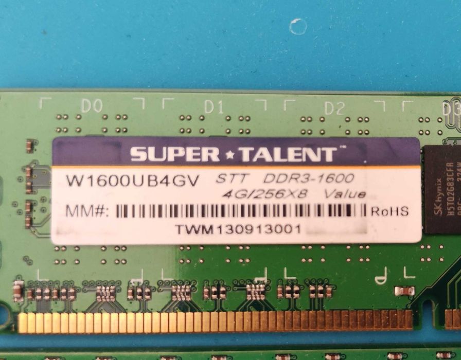 Модули ОЗУ DDR3;DDR4