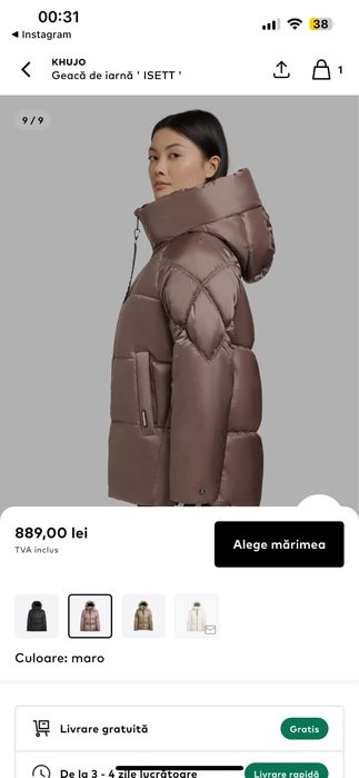 Geaca  iarna dama schi Khujo S