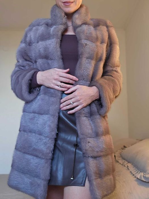 Норкова шуба трансформер – естествен косъм, елегантна и топла