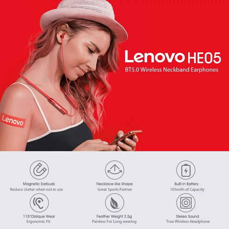 Bluetooth слушалки Lenovo