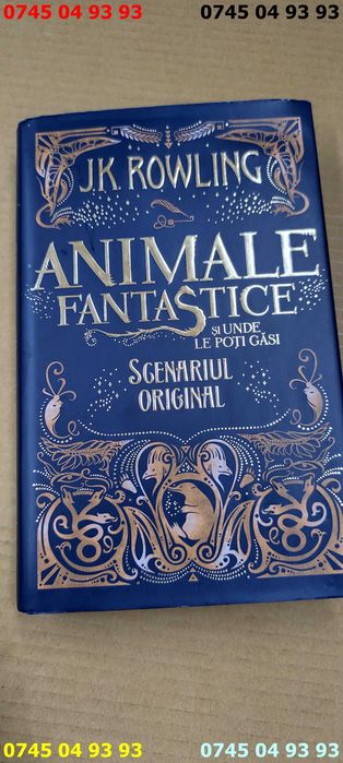 carte carti animale fantastice j.k.rowling cartonata