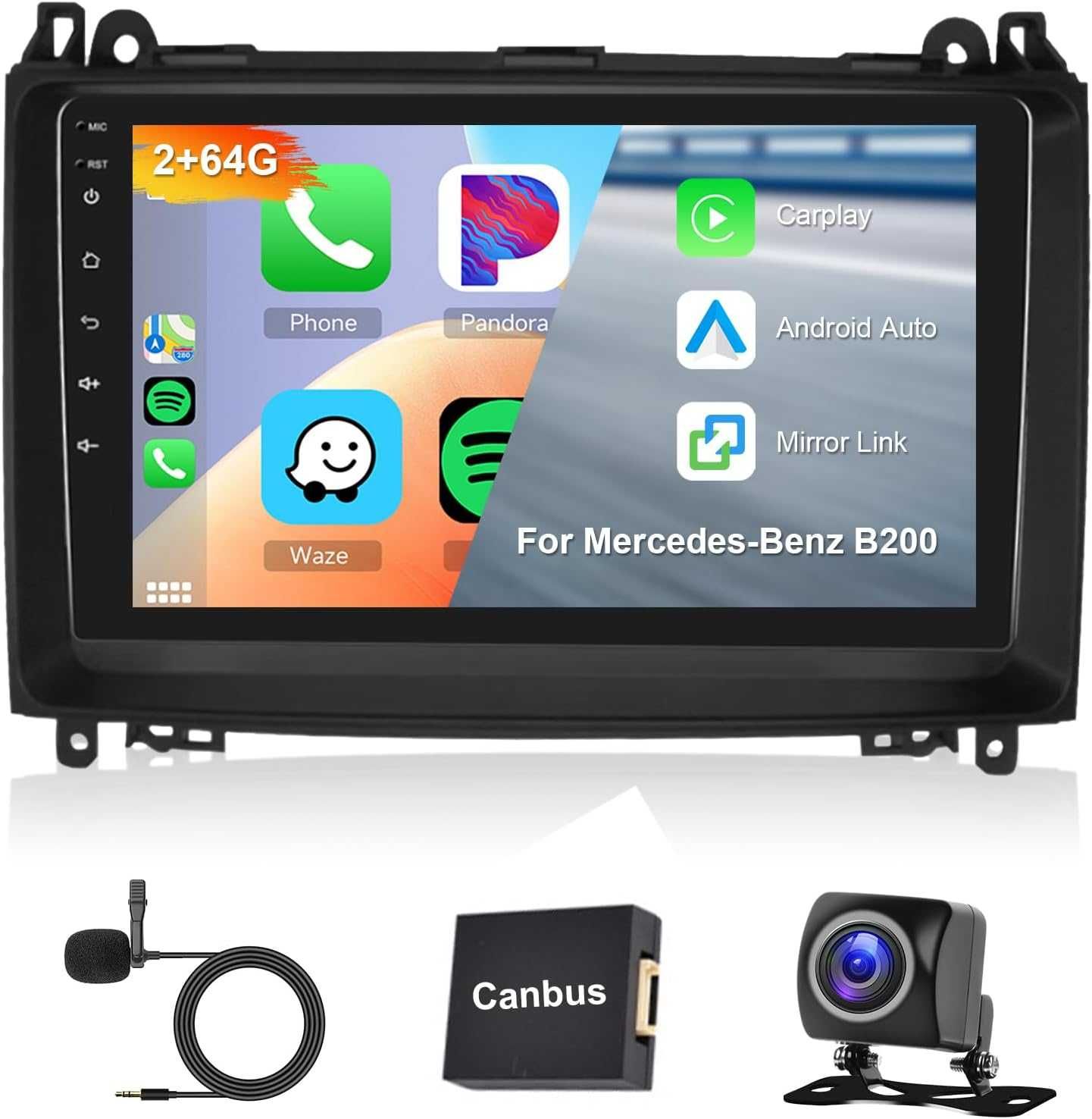 Мултимедиен  за Mercedes-Hodozzy 2G 64G Android