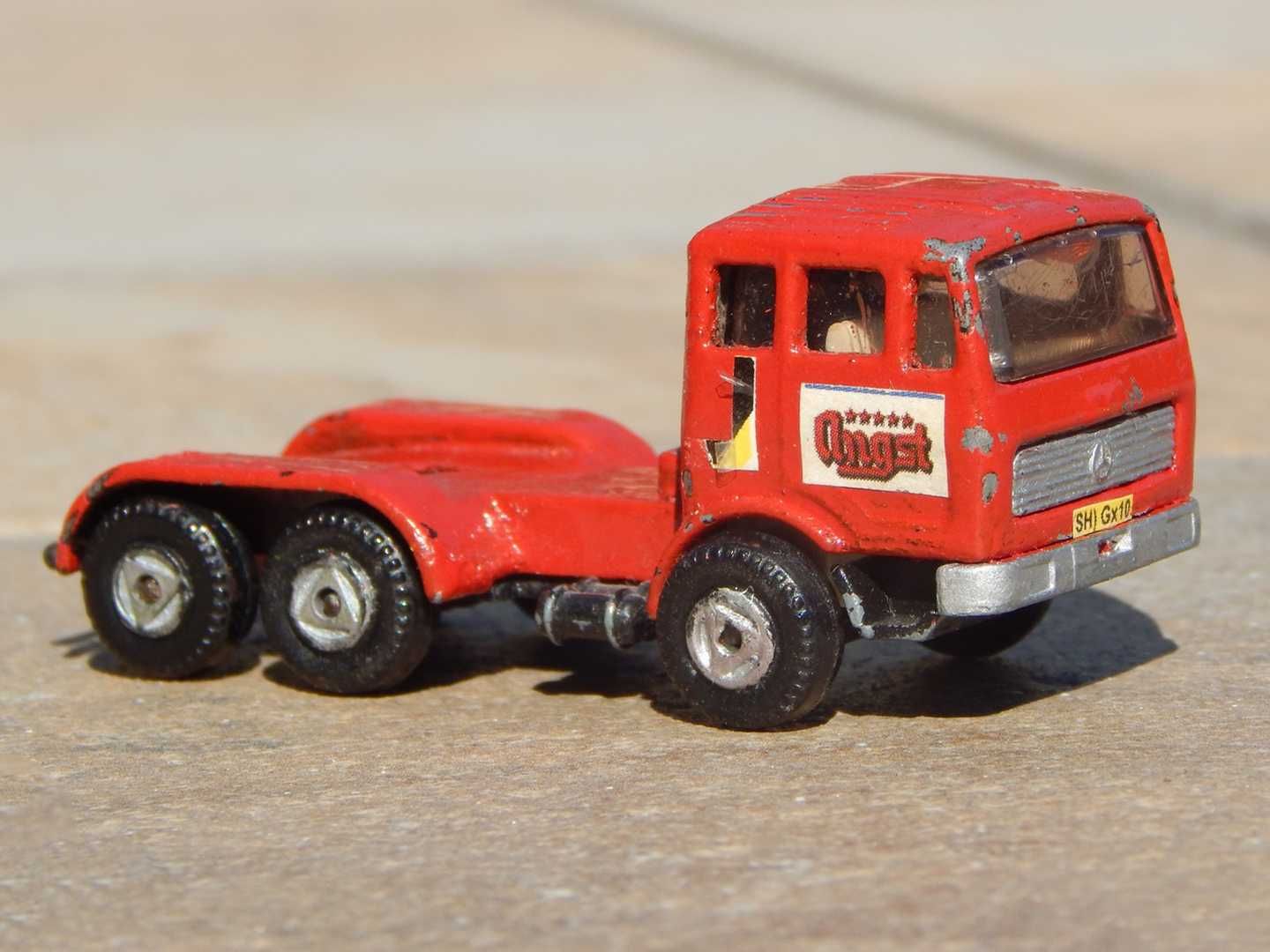 Macheta camion platforma Mercedes NG NO2 1:87 EFSI Olanda veche