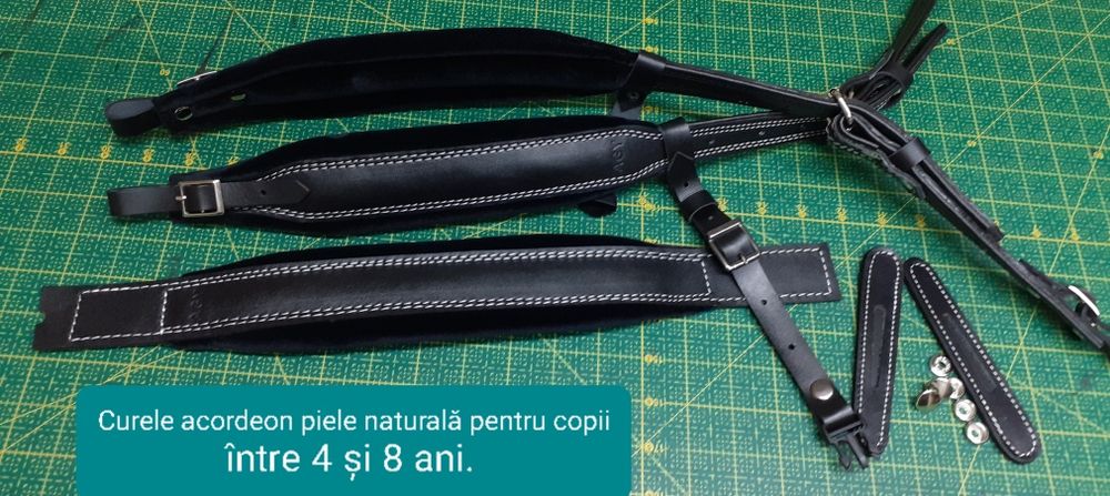 Curele acordeon piele pentru copii