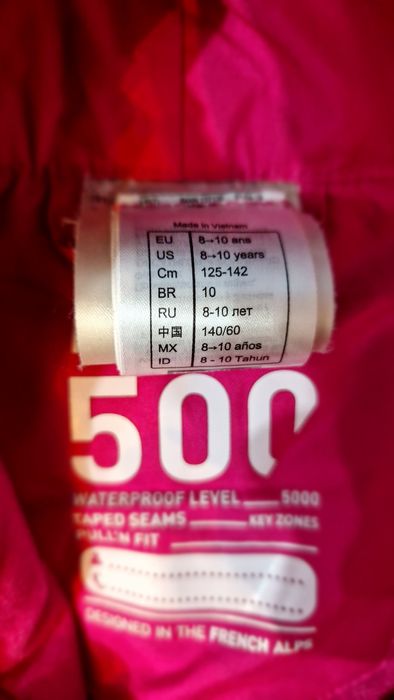 2 pantaloni/ salopete ski 8-10 ani (Decathlon)