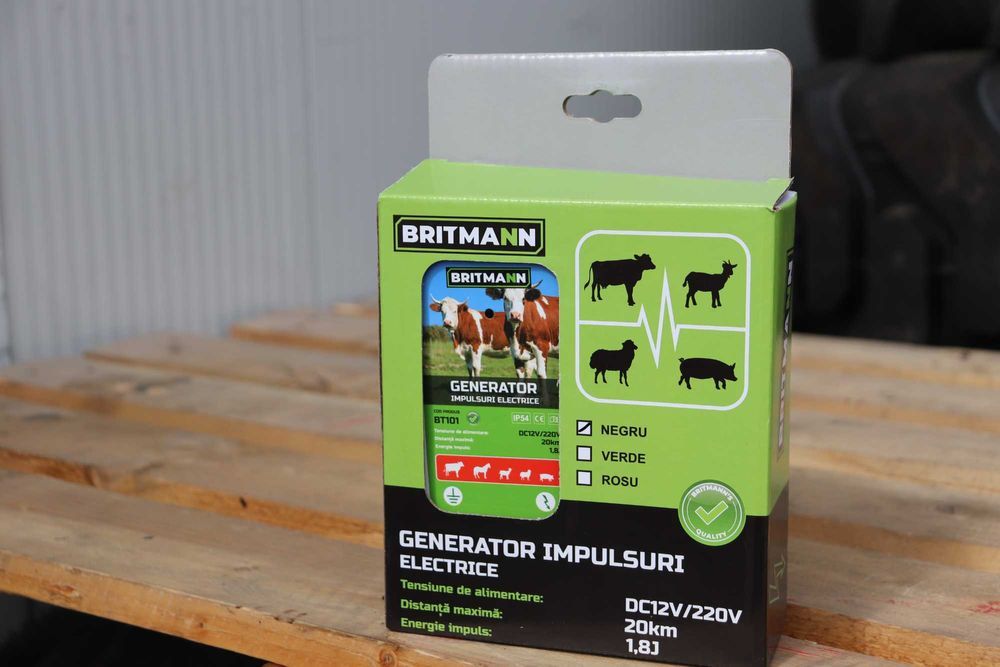 1.8 Jouli Generator Impulsuri Gard Electric pentru Animale