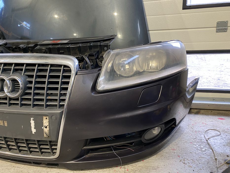 Fata completa Audi A6 C6 4F S-line capota bara far trager